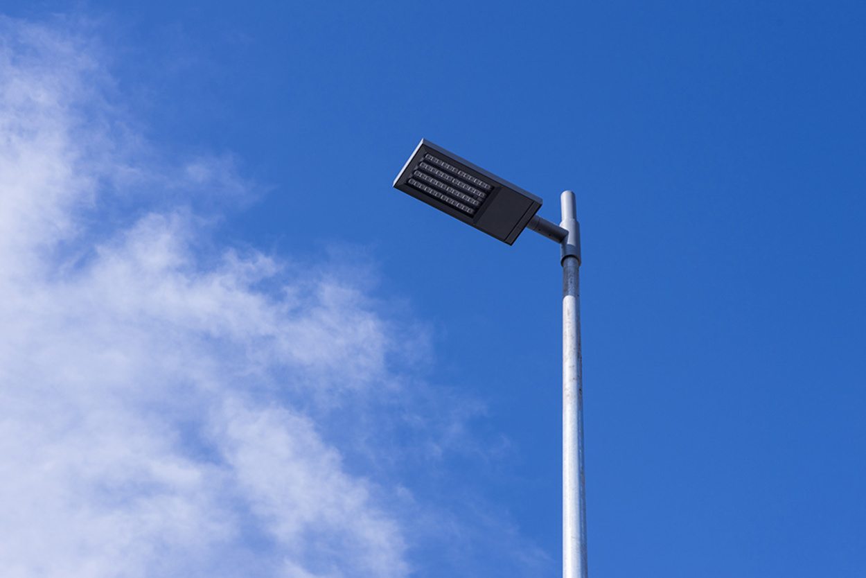 LED-Straßen&shy;beleuchtung bei Elektro Leipzig West in Leipzig